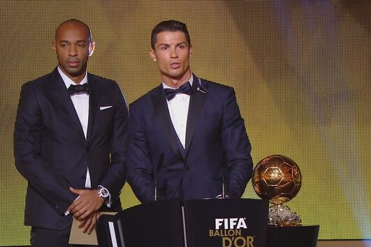 Ronaldo vence a 3.ª Bola de Ouro