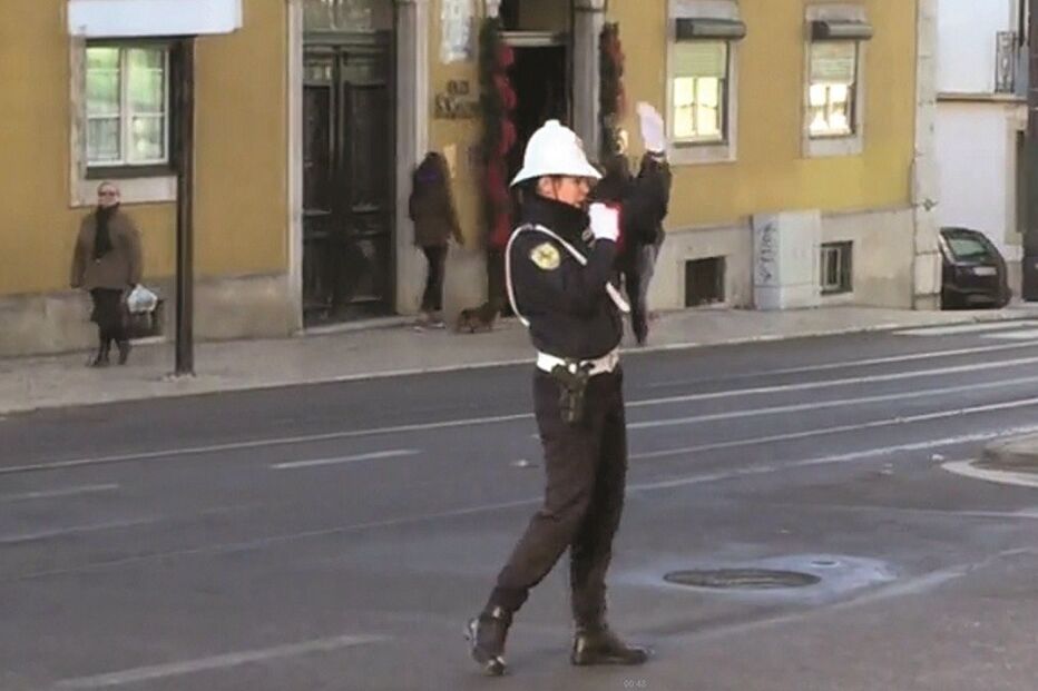 polícia-sinaleira, psp