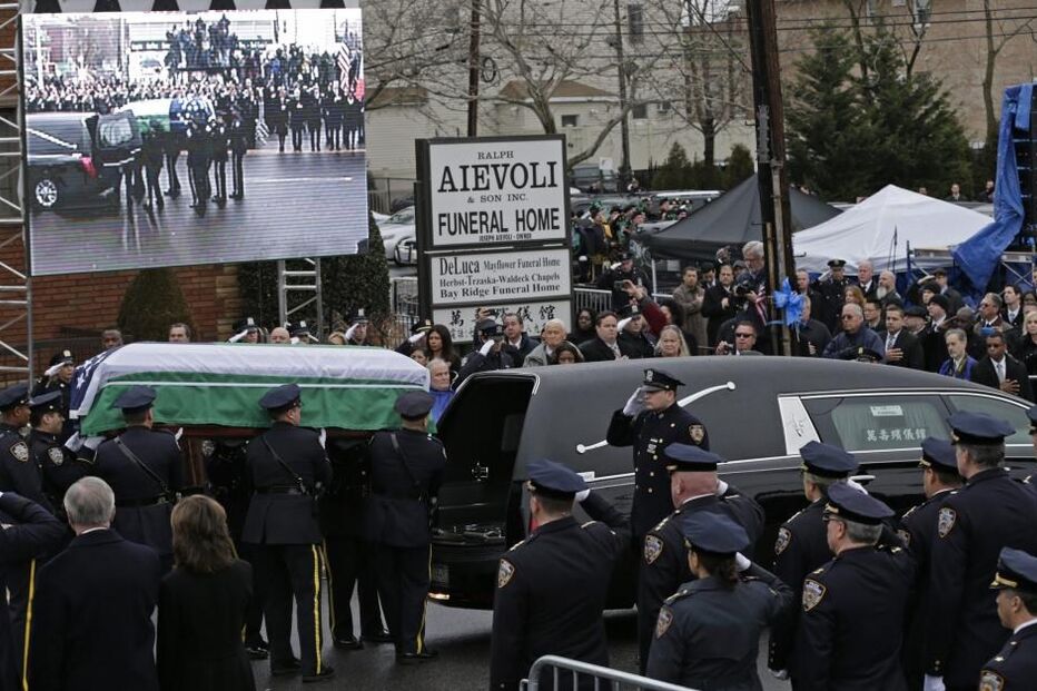 Wenjian Liu, funeral, polícia, Nova Iorque, EUA