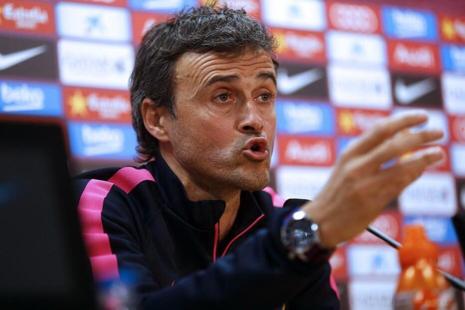Luis Enrique, treinador Barcelona