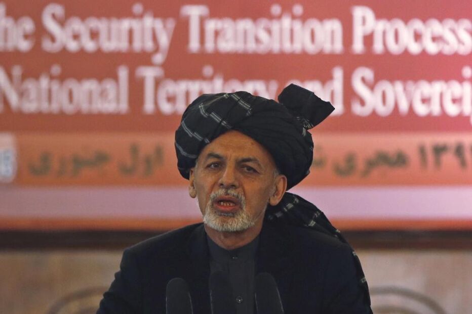 Ashraf Ghani, Afeganistão