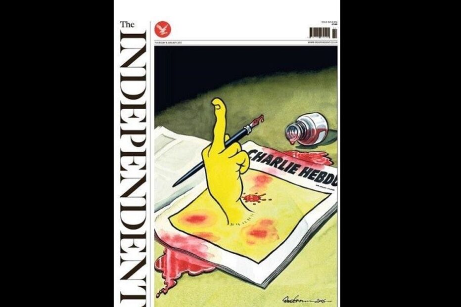 primeira página, jornal, massacre, paris, charlie hebdo