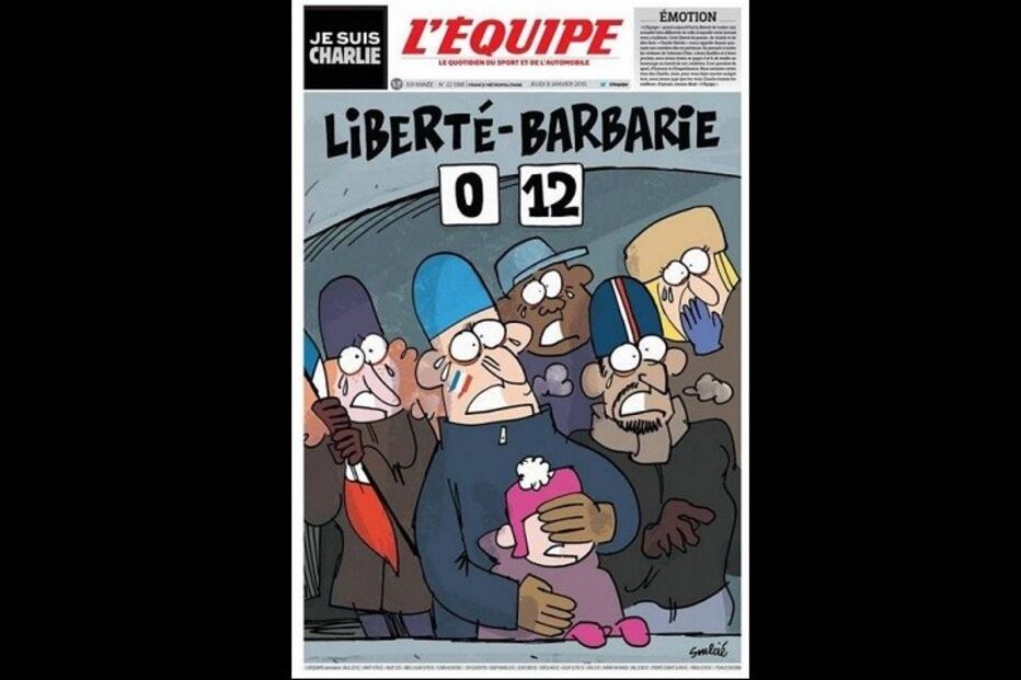 primeira página, jornal, massacre, paris, charlie hebdo