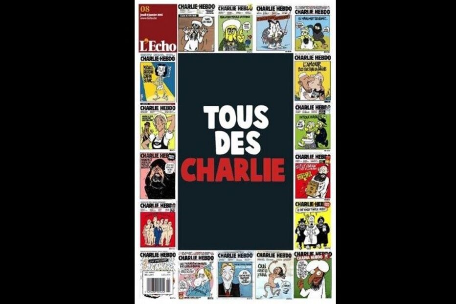 primeira página, jornal, massacre, paris, charlie hebdo