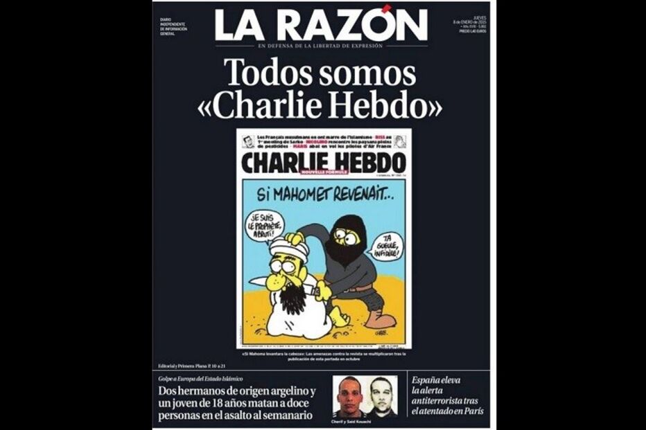 primeira página, jornal, massacre, paris, charlie hebdo