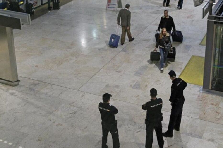 Madrid, aeroporto, Barajas, 