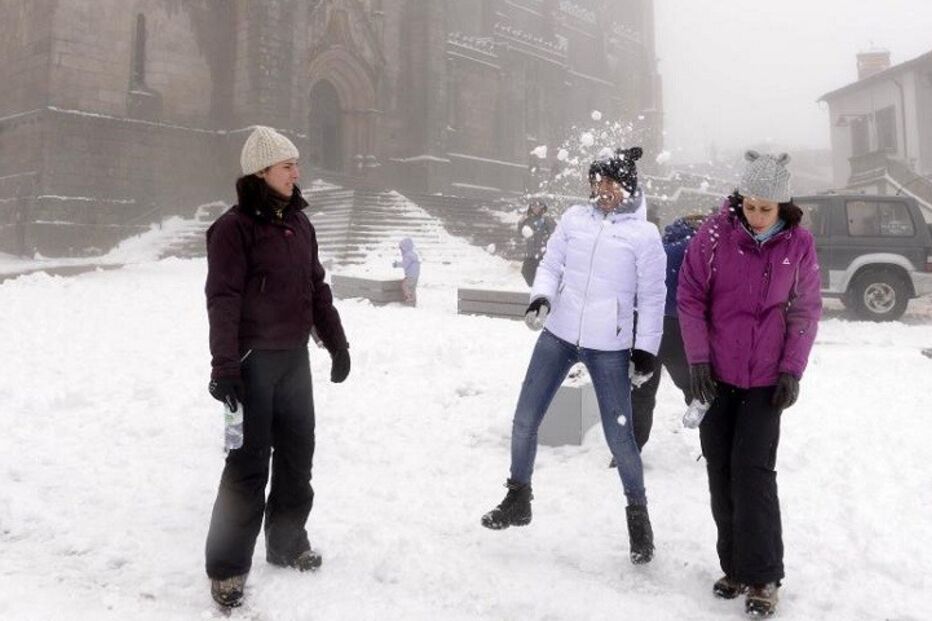 neve, inverno, portugal