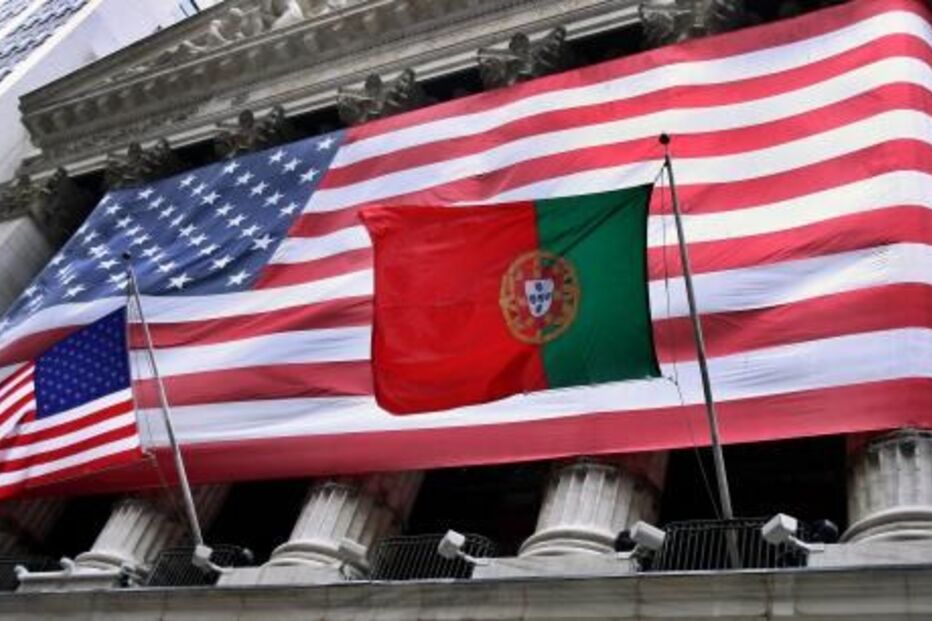 bandeira, Portugal, EUA, Bolsa de Nova Iorque, 