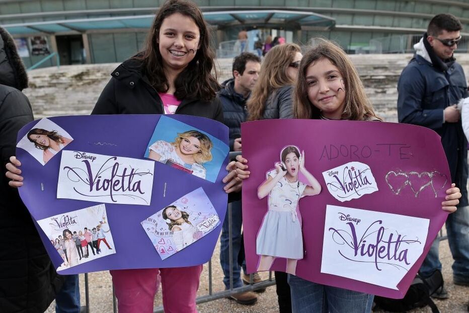 fãs, violetta