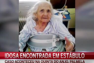 Idosa encontrada em estábulo