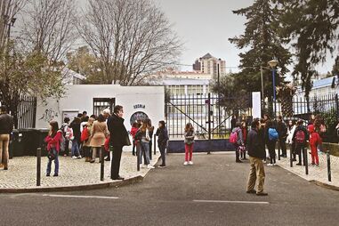 greve, fecha, escolas