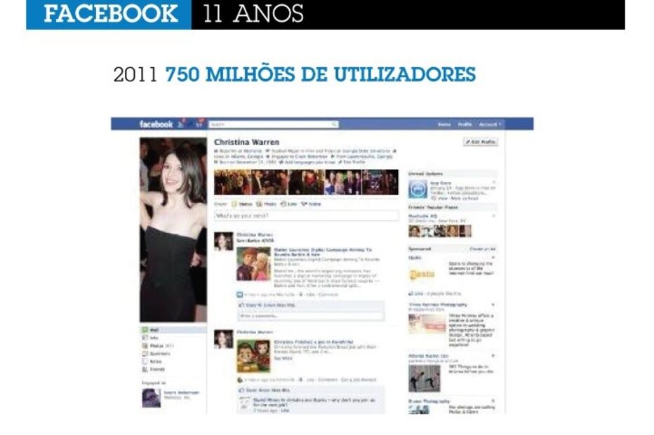 facebook, 11 anos, aniversário