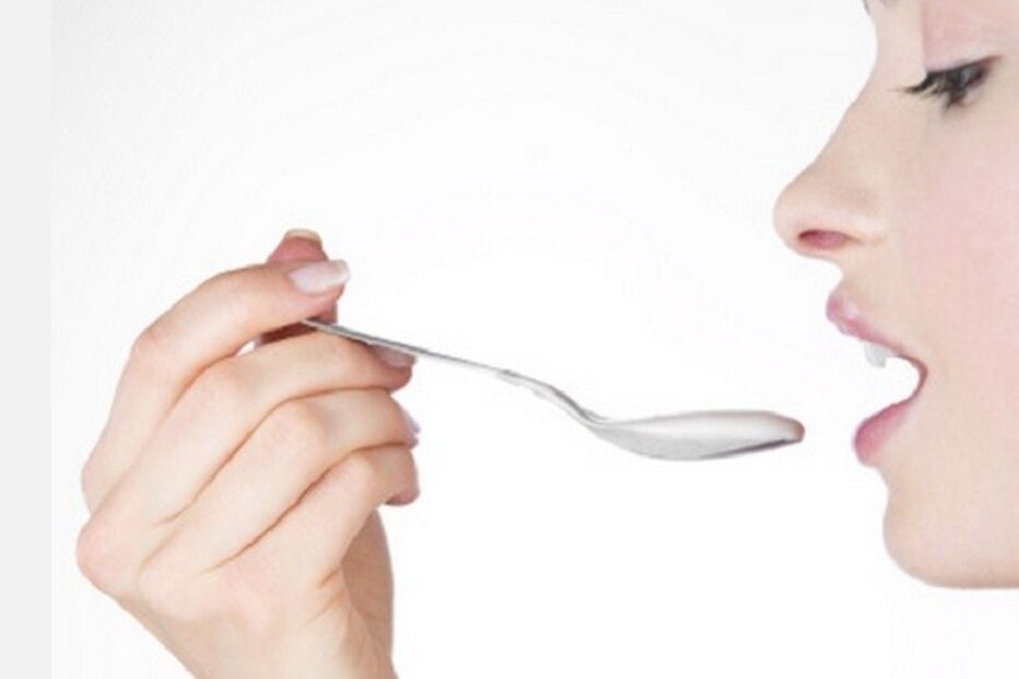 iogurte, comer, mulher