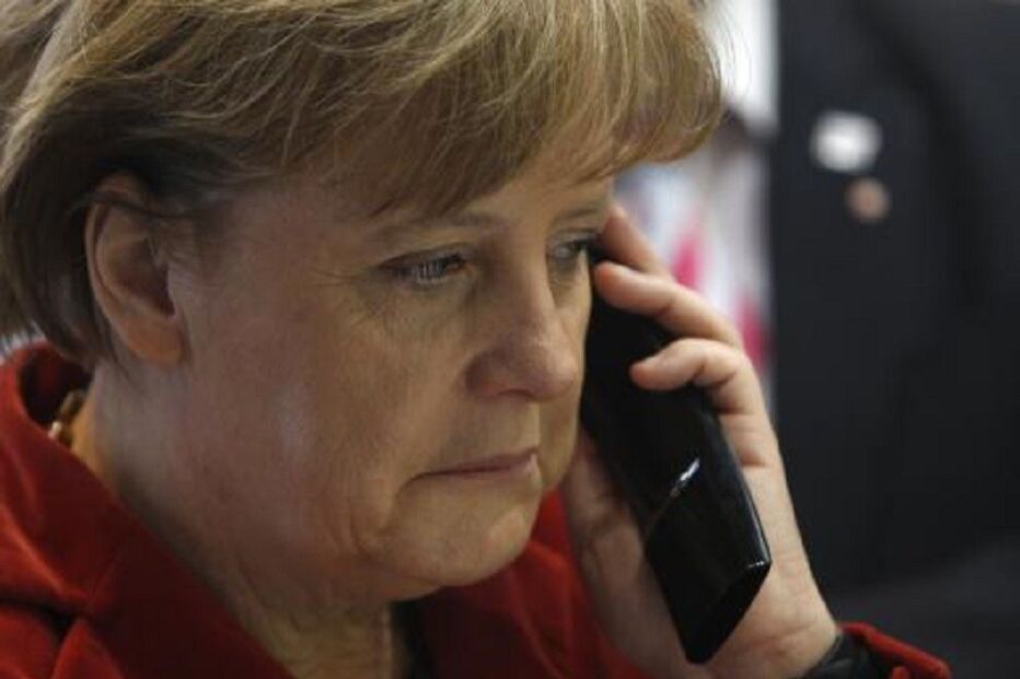 Angela Merkel, telefone