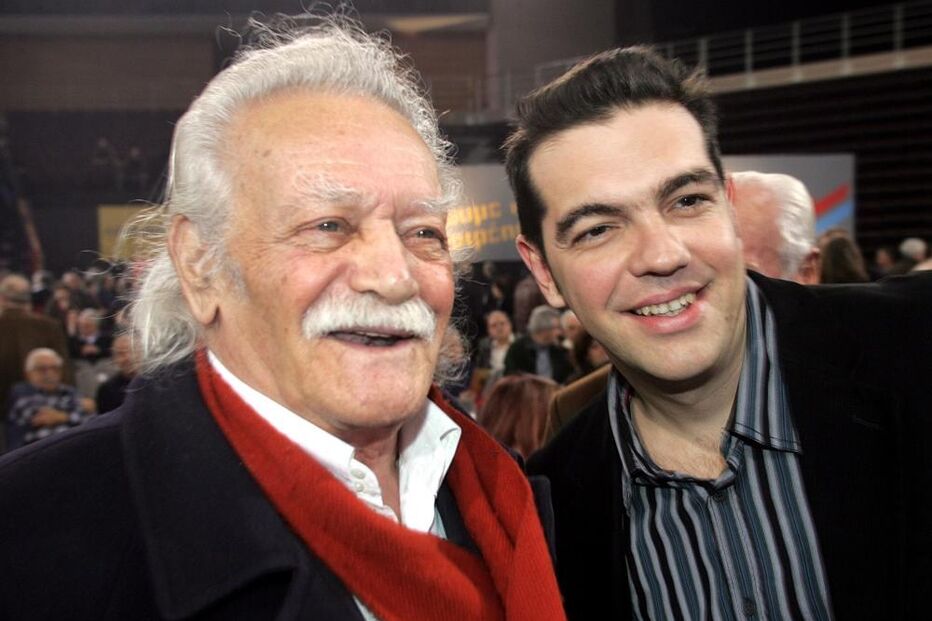 Manolis Glezos, Alexis Tsipras,