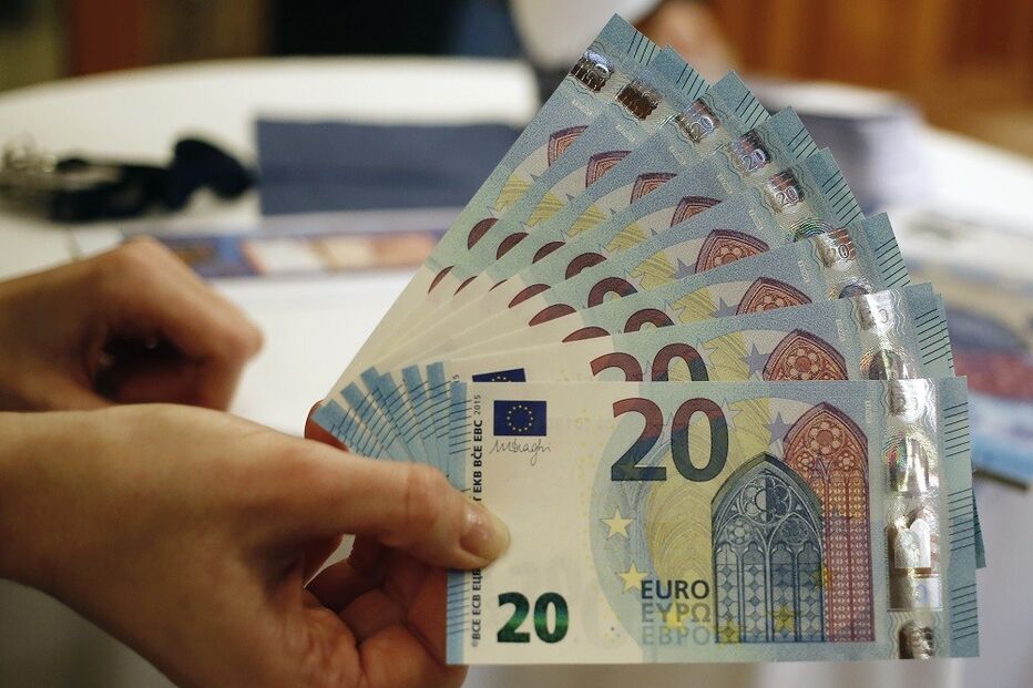 nova nota, 20 euros