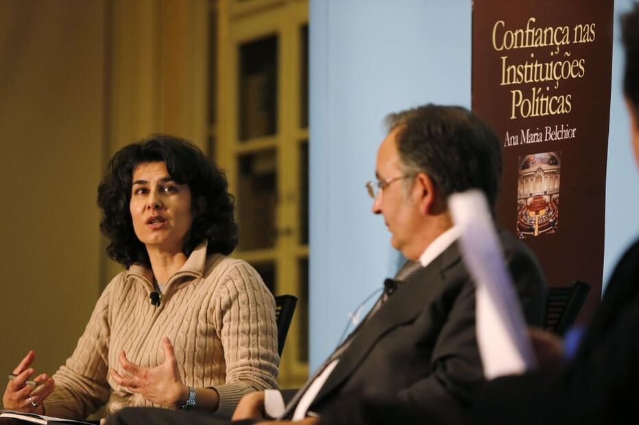 ana maria belchior, confiança nas instituições políticas, apresentação, livro
