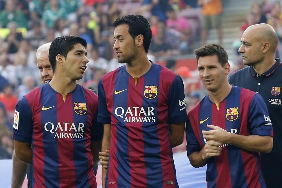 Luis Suárez, Sergio Busquets, Lionel Messi