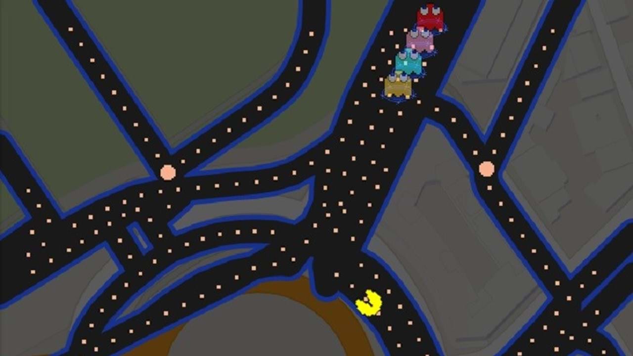 Jogue PAC-MAN no Google Maps • B9