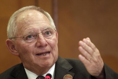 ministro das Finanças alemão, Wolfgang Schauble