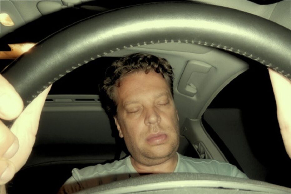 dormir, volante, conduzir