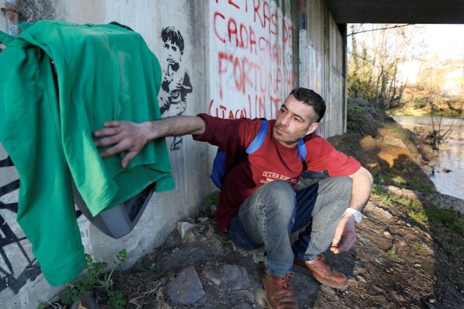 José Fernandes, sem-abrigo