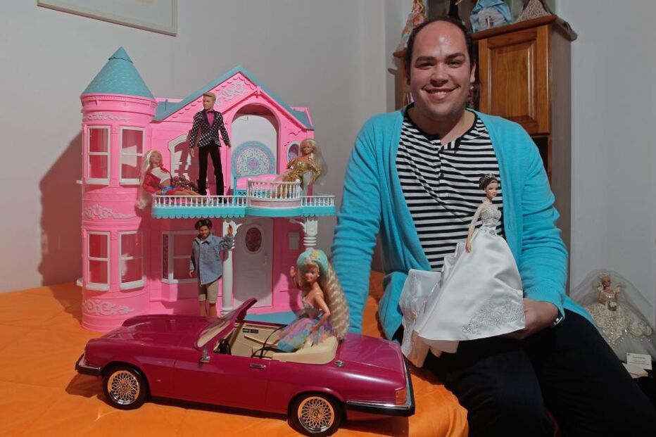 colecionador de barbies, barbies