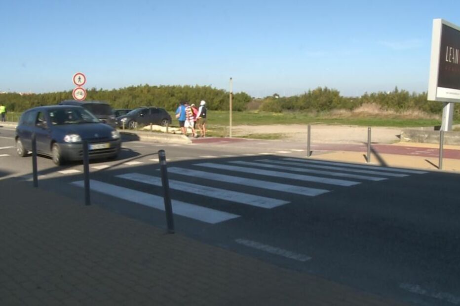 acidente, passadeira, Gafanha da Encarnação, Ílhavo