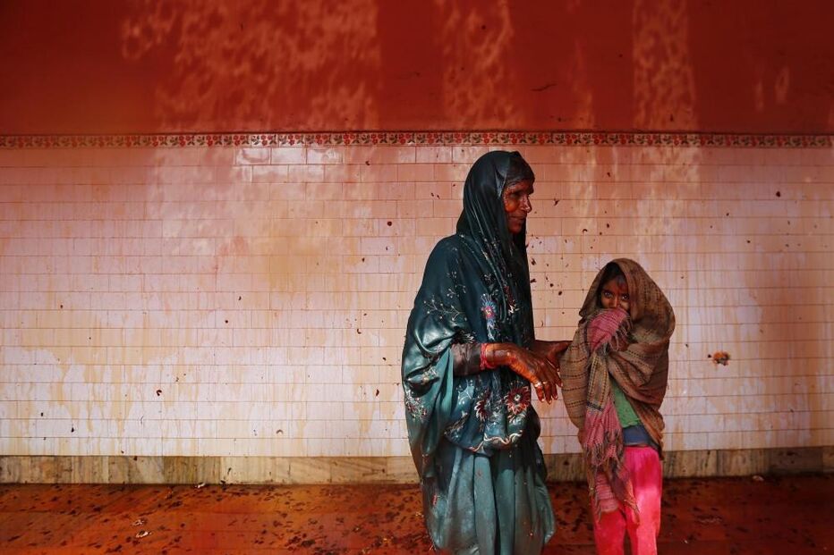 Índia, mulheres, crianças