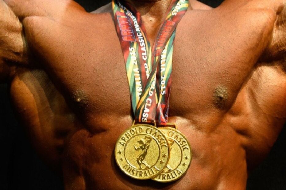 culturista, atif anwar, medalhas