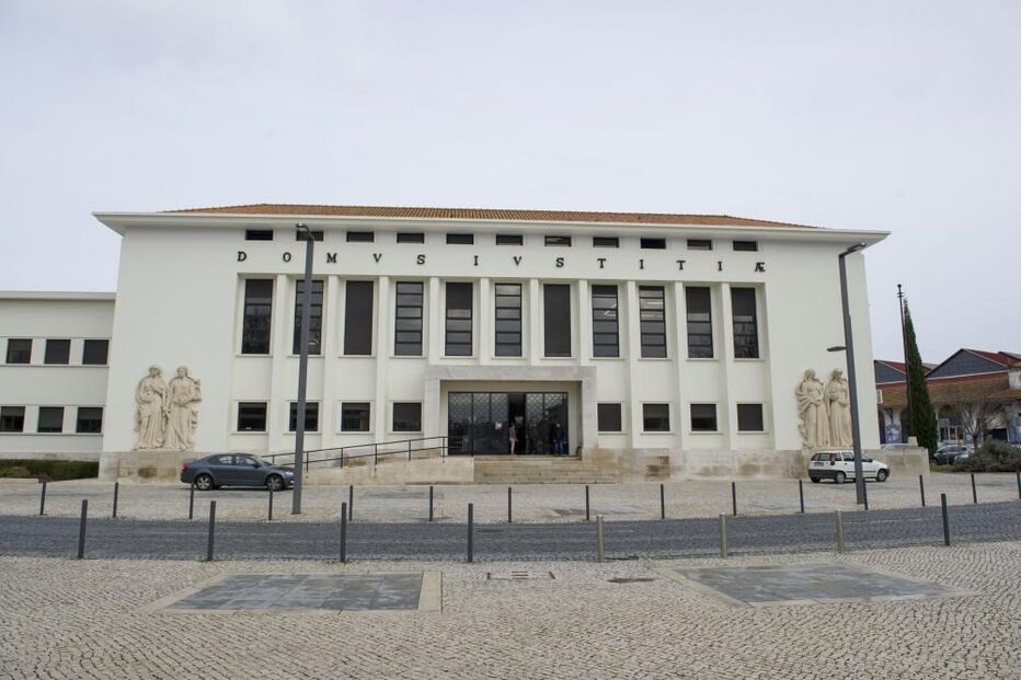tribunal, Santarém, fachada, edifício,