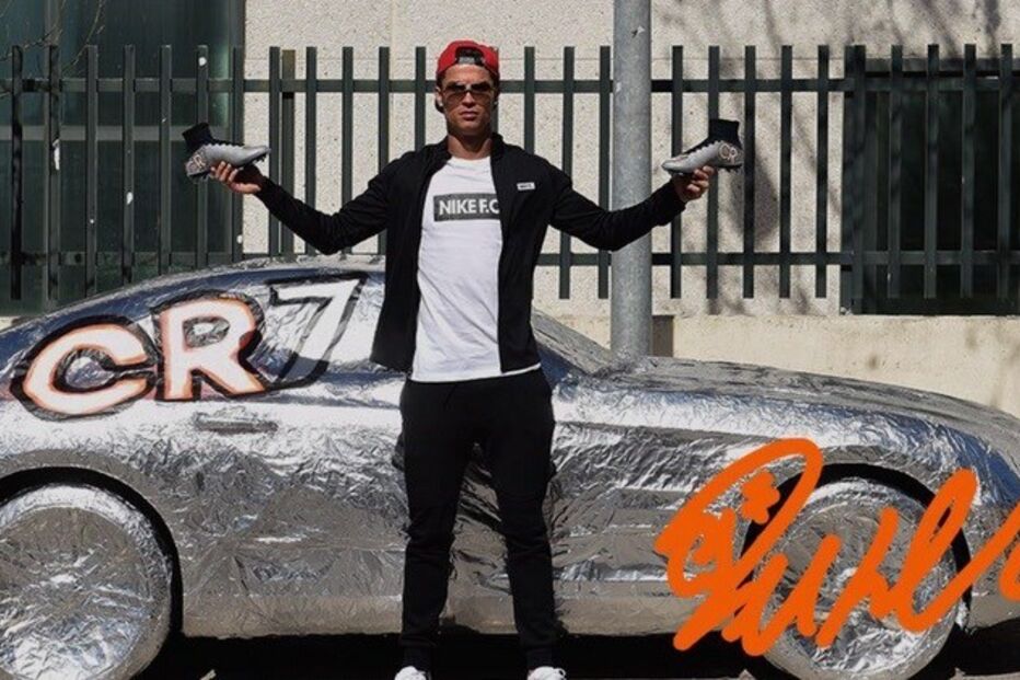 CR7, Quaresma, madeirense, carro, imagem, ténis