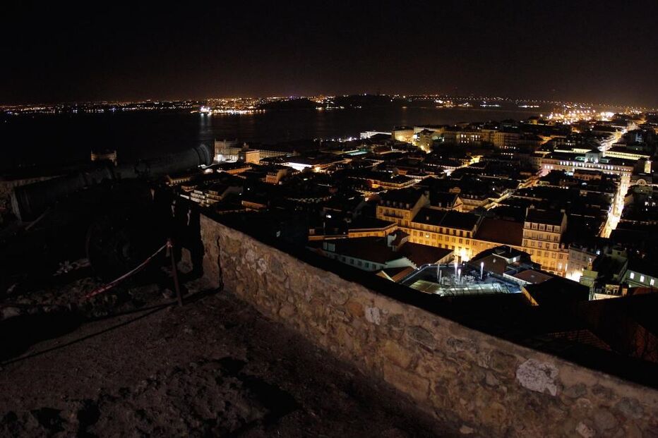 Hora do Planeta, Lisboa, Castelo de São Jorge, Cristo Rei, Ponte 25 de Abril,luzes apagadas, 