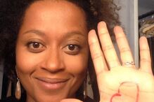 campanha, violência, mão, amor, coração, Sara Tavares