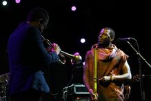 Elida Almeida, Fábia Rebordão, Lura, Olavo Bilac, Primeiro-ministro de Cabo Verde José Maria Neves, Ministro da Cultura Mário Lúcio, música, festival, arte, cultura, espectáculo