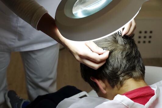 Piolho, clínica do piolho, verificação