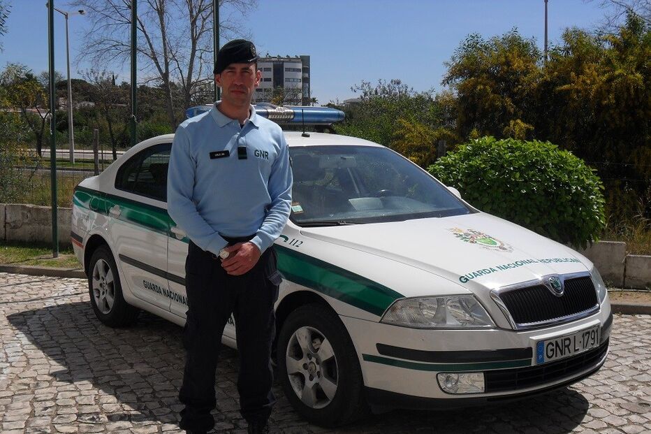 militar, Carlos Lima, GNR, carro, Quarteira