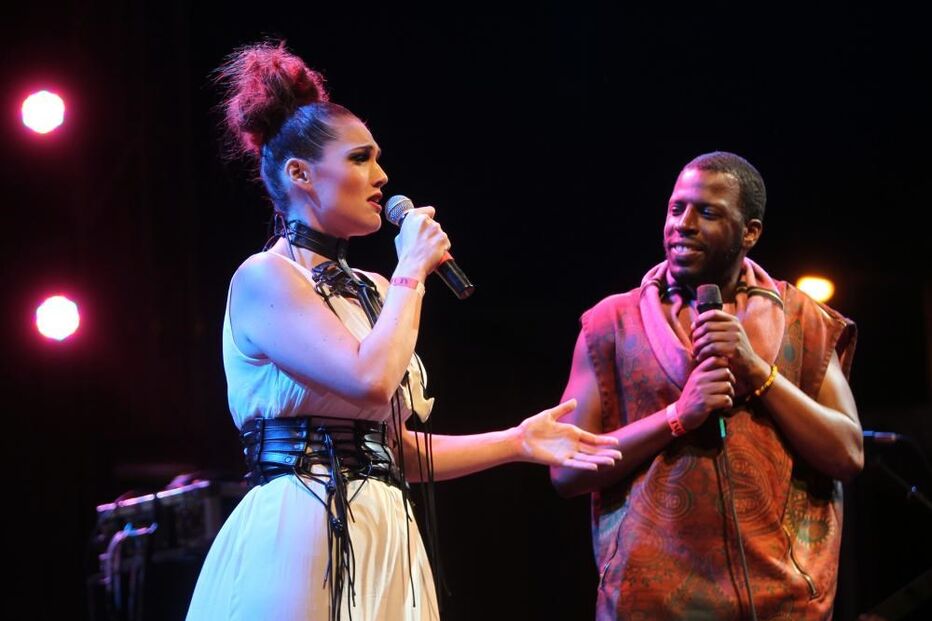 Elida Almeida, Fábia Rebordão, Lura, Olavo Bilac, Primeiro-ministro de Cabo Verde José Maria Neves, Ministro da Cultura Mário Lúcio, música, festival, arte, cultura, espectáculo