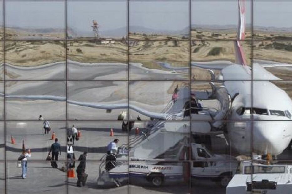 avião, turco, aeroporto, Turkish airlines, Chipre, 