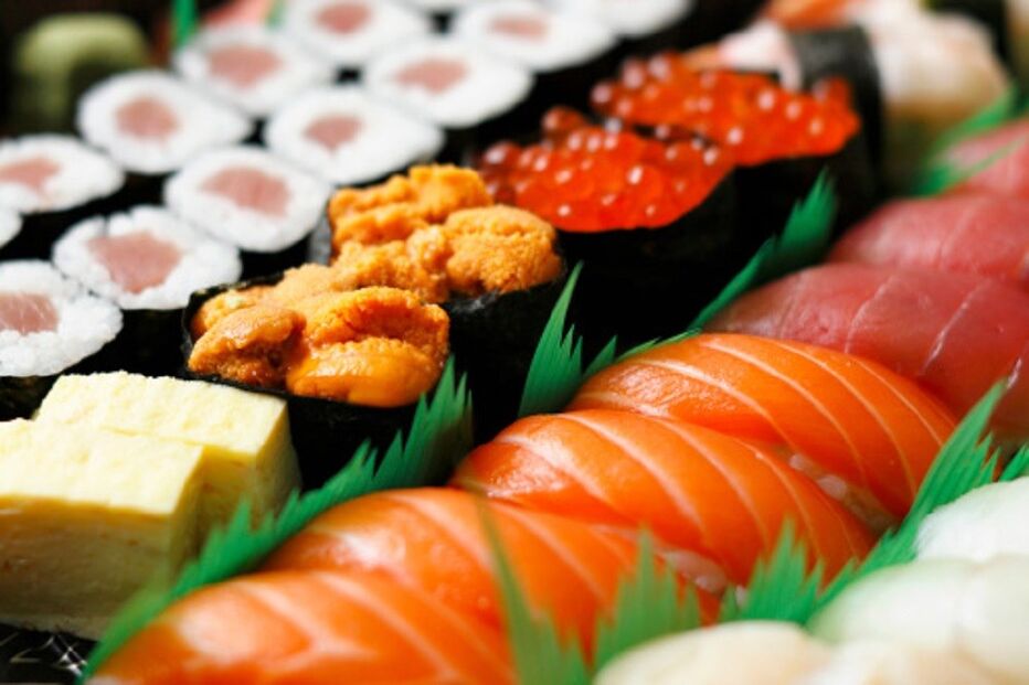 sushi, alimentação