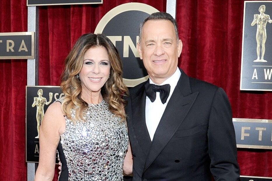 Tom Hanks e a mulher, Rita Wilson