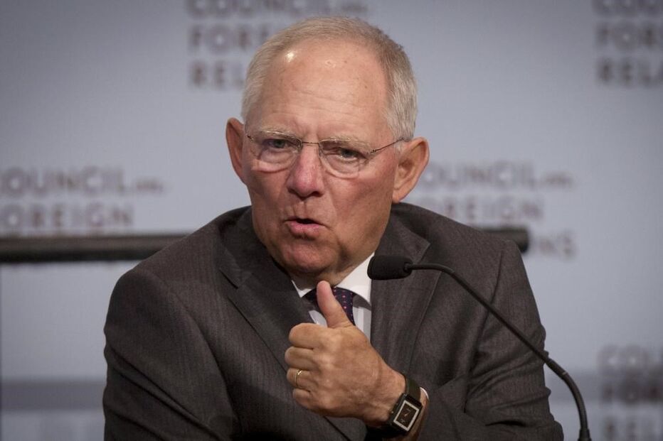Wolfgang Schaüble, mionistro, finanças, alemão