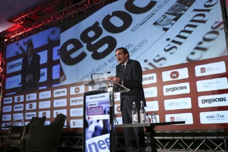 primeiro-ministro, Pedro Passos Coelho, Portugal, conferência, Jornal de Negócios