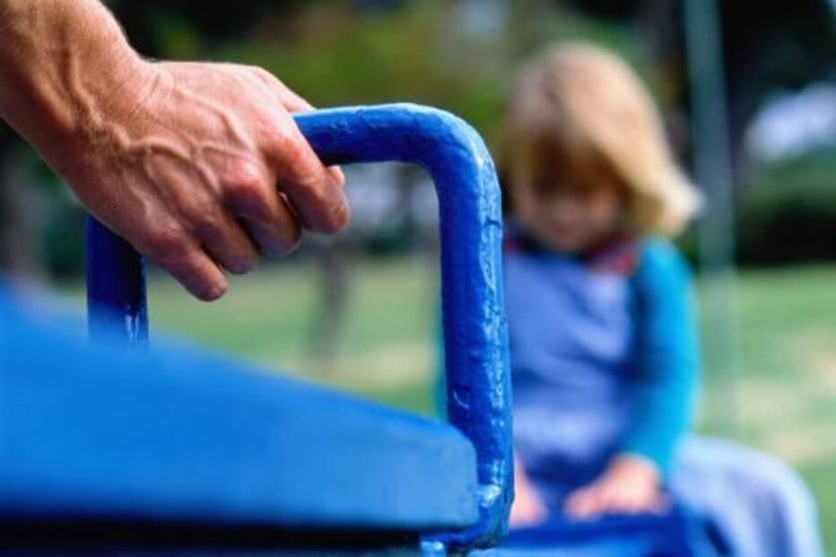 parque, infantil, pormenor