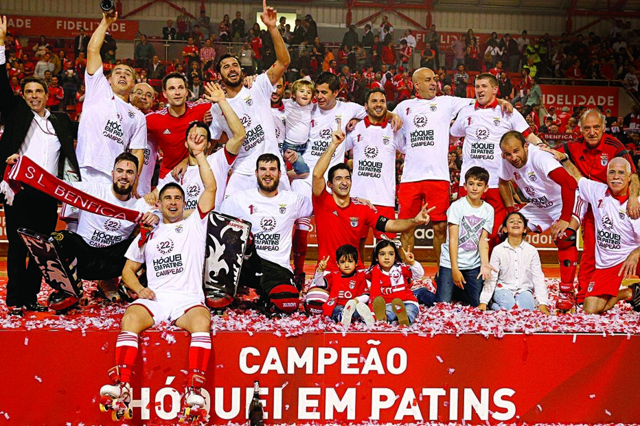 Benfica festeja título nacional 