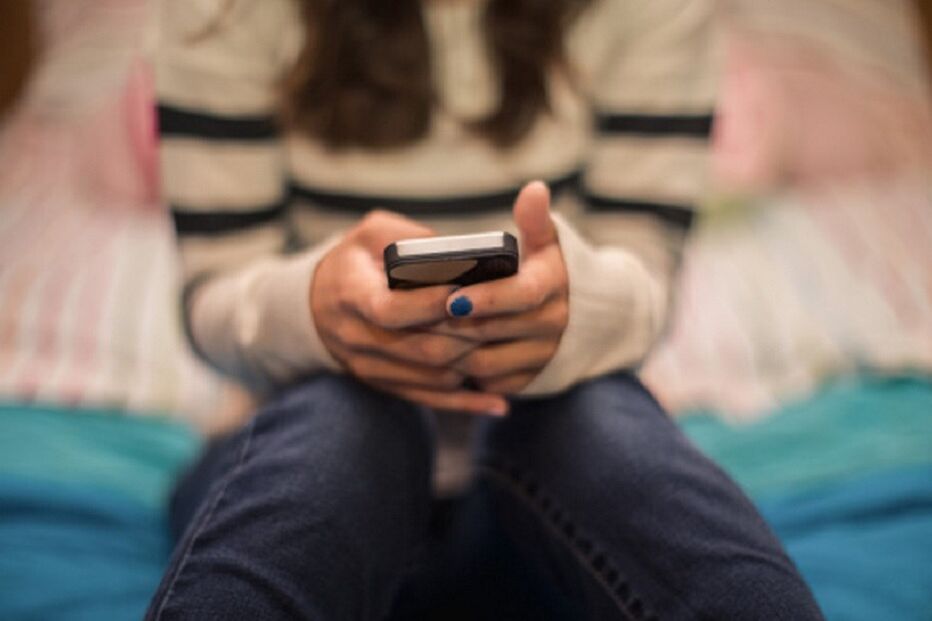 telemóvel, adolescente, smartphone, aplicação, depressão