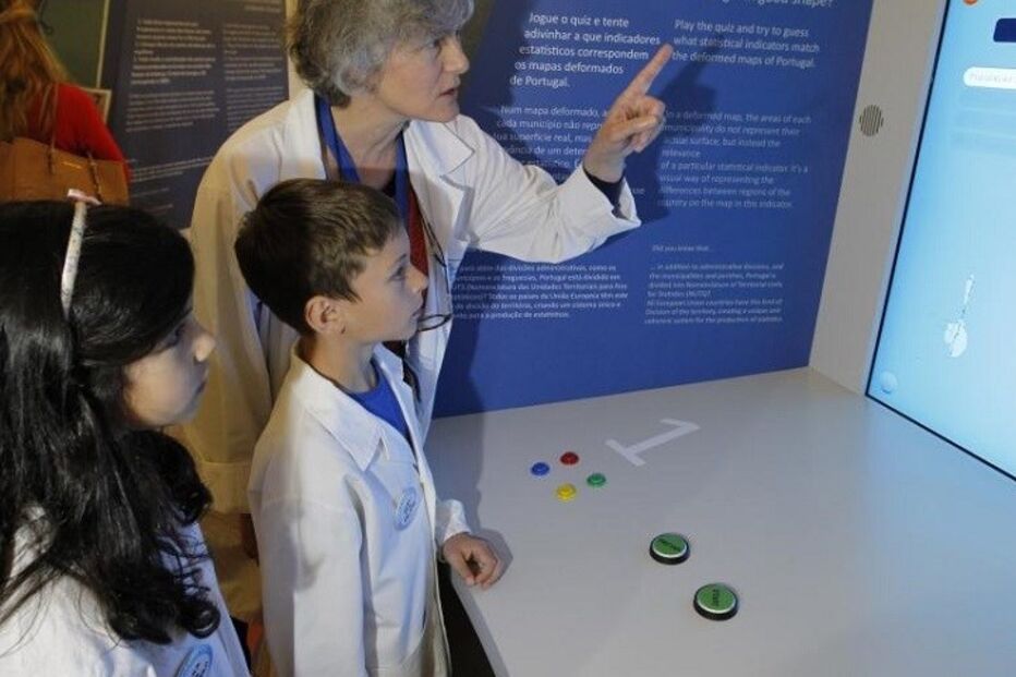 pordata, exposição, dados estatísticos, pavilhão do conhecimento