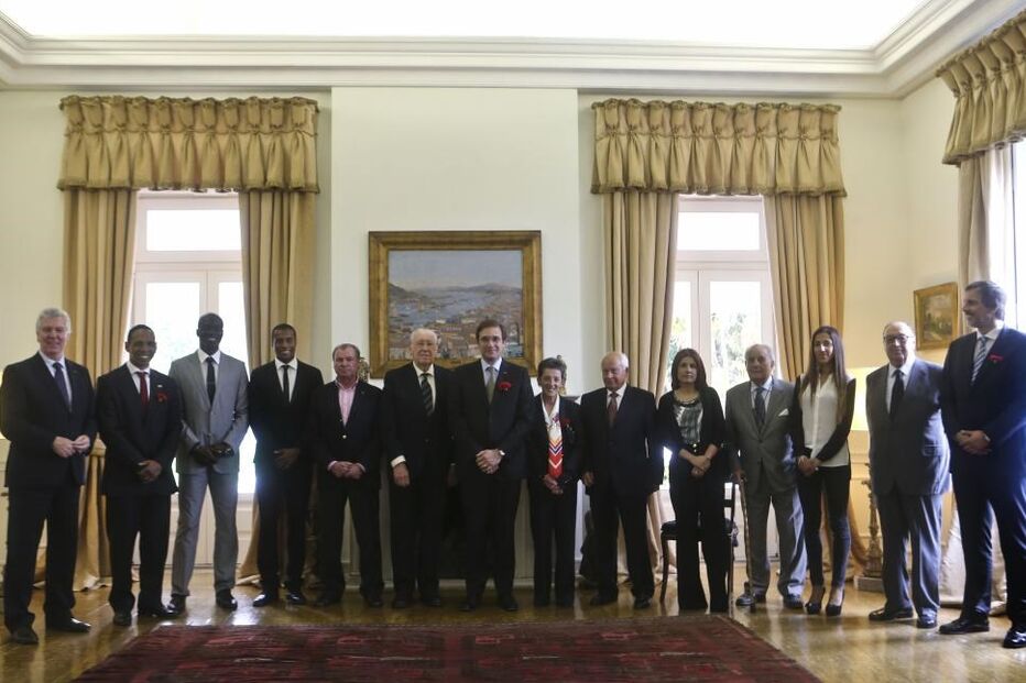 Passos Coelho, primeiro-ministro, palácio, São Bento, atletas portugueses