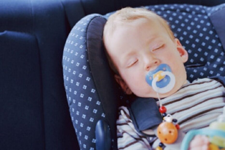 bebés, dormir, carro, cadeirinha