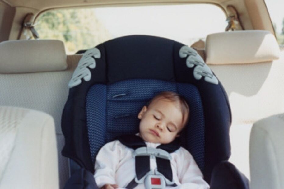 bebés, dormir, carro, cadeirinha